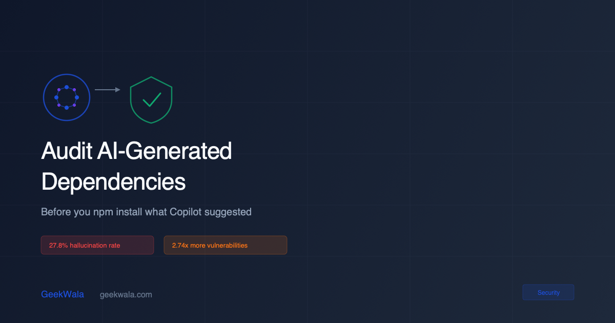 Slopsquatting & Auditing AI-Generated Dependencies