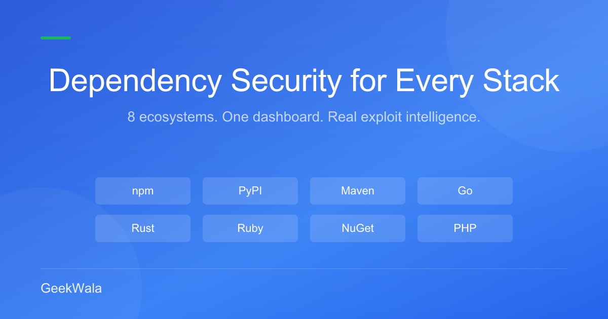 Dependency Security Across 8 Ecosystems