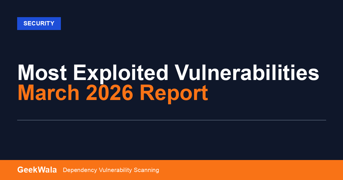 Most Exploited Vulnerabilities: March 2026