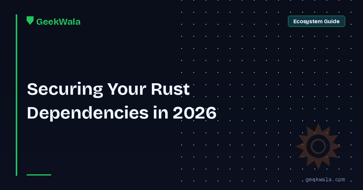 Rust Vulnerability Scanning: What cargo audit Misses