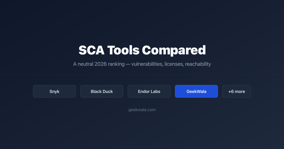 Software Composition Analysis Tools (2026)