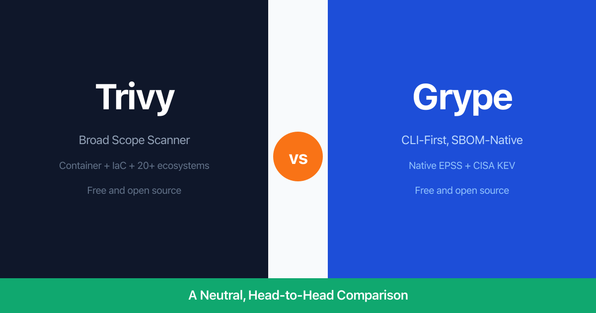 Trivy vs Grype: Open-Source Scanner Comparison